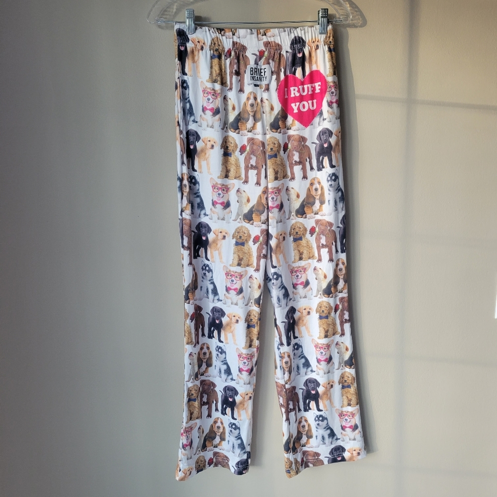 Brief Insanity Dog Lounge Pants Size Unisex Small